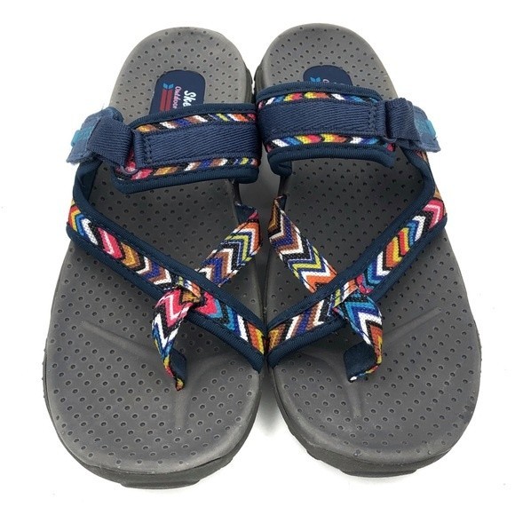 Skechers Multicolor Strappy Hiking Walking Sandals - Picture 2 of 11